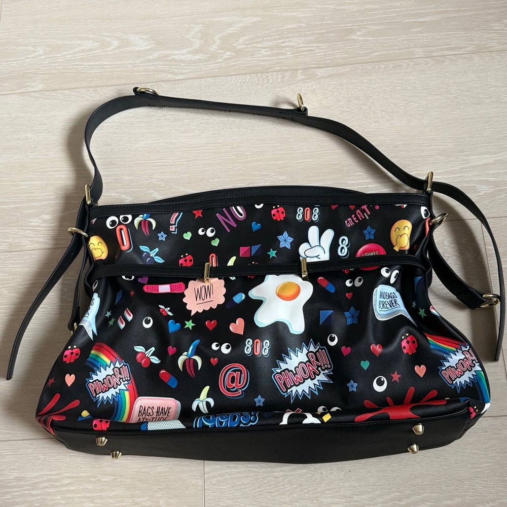 Eye Theme Colorful Graphic Shoulder Bag - Picture 6 of 12